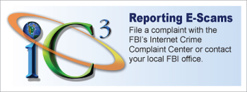 Reporting E-Scams